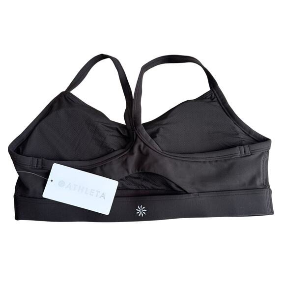 Athleta Vital Sports Bra A-C Cup Truffle Brown M 819515 - Picture 6 of 10